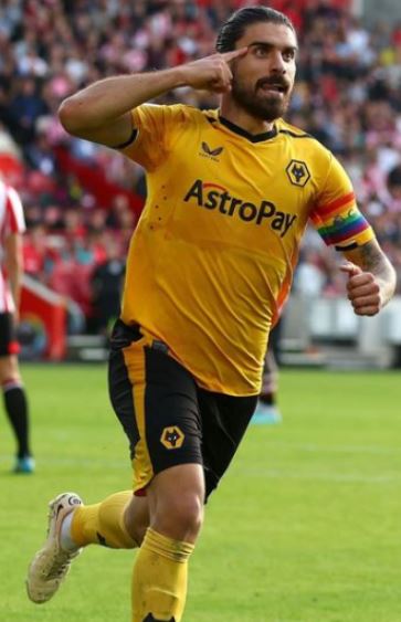 Ruben Neves during his time at Wolverhampton Wanderers